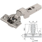 ⁦Blum Hinge Cliptop Blumotion Dual⁩ - الصورة ⁦3⁩